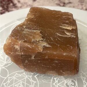 Peach Moonstone Raw And Giant Chunk of Love